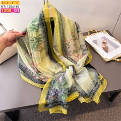 Khăn Lụa Tơ Tằm Thế Giới Khăn Đẹp cao cấp KLTT 208_01