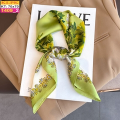 Khăn Phụ Kiện Lụa Vuông 70cm - Thế Giới Khăn Đẹp C1009_2