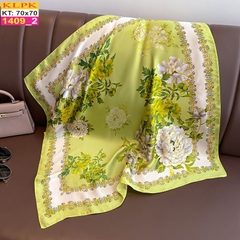 Khăn Phụ Kiện Lụa Vuông 70cm - Thế Giới Khăn Đẹp C1009_2