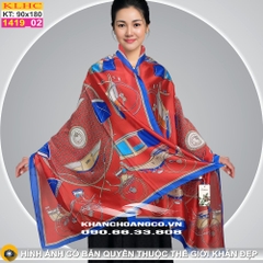 Khăn Choàng Cổ Lụa Thời Trang Thế Giới Khăn Đẹp KLHC 1123_2
