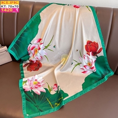 Khăn Phụ Kiện Lụa Vuông 70cm - Thế Giới Khăn Đẹp C1058_1