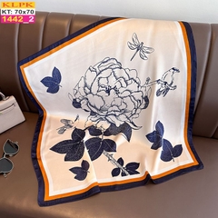Khăn Phụ Kiện Lụa Vuông 70cm - Thế Giới Khăn Đẹp C1063_2