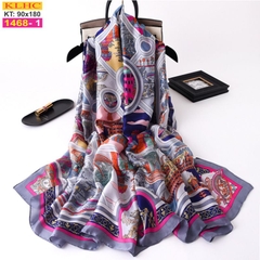 Khăn Choàng Cổ Lụa Thời Trang Thế Giới Khăn Đẹp KLHC 1001_1