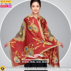 Khăn Choàng Cổ Lụa Thời Trang Thế Giới Khăn Đẹp KLHC 1010_3