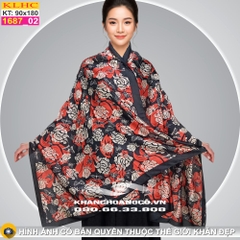 Khăn Choàng Cổ Lụa Thời Trang Thế Giới Khăn Đẹp KLHC 1015_2