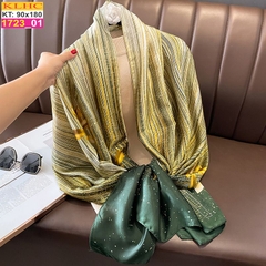 Khăn Choàng Cổ Lụa Thời Trang Thế Giới Khăn Đẹp KLHC 1090_1