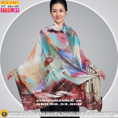 Khăn Choàng Cổ Lụa Thời Trang Thế Giới Khăn Đẹp KLHC 1154_1