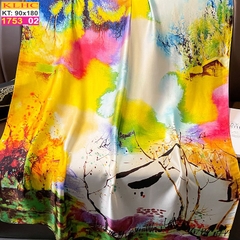 Khăn Choàng Cổ Lụa Thời Trang Thế Giới Khăn Đẹp KLHC 1154_2