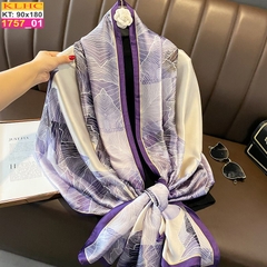 Khăn Choàng Cổ Lụa Thời Trang Thế Giới Khăn Đẹp KLHC 1146_1
