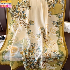 Khăn Choàng Cổ Lụa Thời Trang Thế Giới Khăn Đẹp KLHC 1037_2