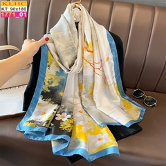 Khăn Choàng Cổ Lụa Thời Trang Thế Giới Khăn Đẹp KLHC 1068_1