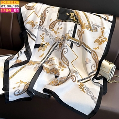 Khăn Choàng Cổ Lụa Thời Trang Thế Giới Khăn Đẹp KLHC 1107_1