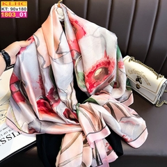 Khăn Choàng Cổ Lụa Thời Trang Thế Giới Khăn Đẹp KLHC 1007_1