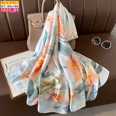 Khăn Choàng Cổ Lụa Thời Trang Thế Giới Khăn Đẹp KLHC 1066_1