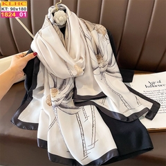 Khăn Choàng Cổ Lụa Thời Trang Thế Giới Khăn Đẹp KLHC 1060_1