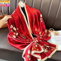 Khăn Choàng Cổ Lụa Thời Trang Thế Giới Khăn Đẹp KLHC 1052_1