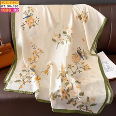 Khăn Choàng Cổ Lụa Thời Trang Thế Giới Khăn Đẹp KLHC 1052_2