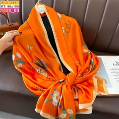 Khăn Choàng Cổ Lụa Thời Trang Thế Giới Khăn Đẹp KLHC 1052_3
