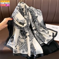 Khăn Choàng Cổ Lụa Thời Trang Thế Giới Khăn Đẹp KLHC 1071_1