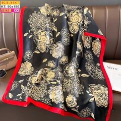 Khăn Choàng Cổ Lụa Thời Trang Thế Giới Khăn Đẹp KLHC 1071_2