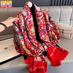 Khăn Choàng Cổ Lụa Thời Trang Thế Giới Khăn Đẹp KLHC 1058_3