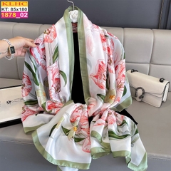 Khăn Choàng Cổ Lụa Thời Trang Thế Giới Khăn Đẹp KLHC 1048_2