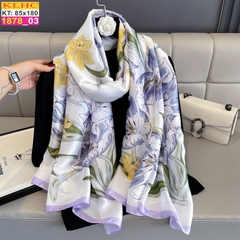 Khăn Choàng Cổ Lụa Thời Trang Thế Giới Khăn Đẹp KLHC 1048_3