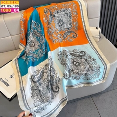 Khăn Choàng Cổ Lụa Thời Trang Thế Giới Khăn Đẹp KLHC 1009_4