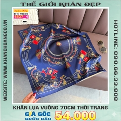 Khăn Phụ Kiện Lụa Vuông 70cm - Thế Giới Khăn Đẹp C1024_4