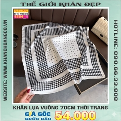Khăn Phụ Kiện Lụa Vuông 70cm - Thế Giới Khăn Đẹp C1010_1