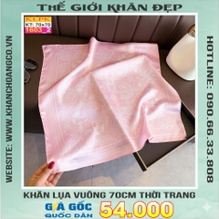 Khăn Phụ Kiện Lụa Vuông 70cm - Thế Giới Khăn Đẹp C1021_2