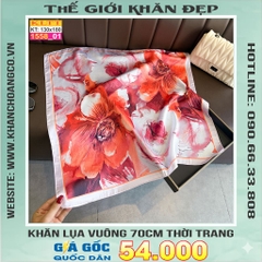 Khăn Phụ Kiện Lụa Vuông 70cm - Thế Giới Khăn Đẹp C1031_1