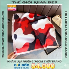 Khăn Phụ Kiện Lụa Vuông 70cm - Thế Giới Khăn Đẹp C1057_2