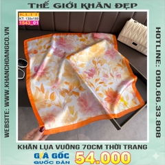 Khăn Phụ Kiện Lụa Vuông 70cm - Thế Giới Khăn Đẹp C1030_1