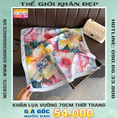 Khăn Phụ Kiện Lụa Vuông 70cm - Thế Giới Khăn Đẹp C1031_4