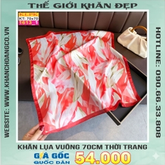 Khăn Phụ Kiện Lụa Vuông 70cm - Thế Giới Khăn Đẹp C1039_1
