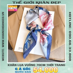 Khăn Phụ Kiện Lụa Vuông 70cm - Thế Giới Khăn Đẹp C1015_1