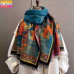 Khăn Choàng Cổ Cashmere Cao Cấp Thế Giới Khăn Đẹp A_1021_1