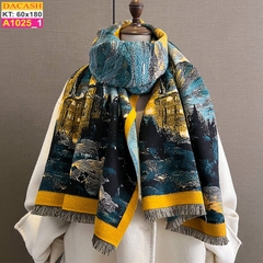 Khăn Choàng Cổ Cashmere Cao Cấp Thế Giới Khăn Đẹp A_1025_1