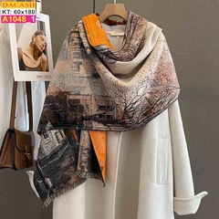 Khăn Choàng Cổ Cashmere Cao Cấp Thế Giới Khăn Đẹp A_1048_1