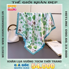 Khăn Phụ Kiện Lụa Vuông 70cm - Thế Giới Khăn Đẹp C1051_2