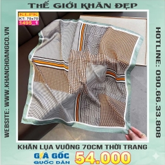Khăn Phụ Kiện Lụa Vuông 70cm - Thế Giới Khăn Đẹp C1036_1