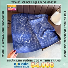 Khăn Phụ Kiện Lụa Vuông 70cm - Thế Giới Khăn Đẹp C1021_3