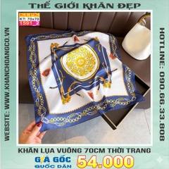 Khăn Phụ Kiện Lụa Vuông 70cm - Thế Giới Khăn Đẹp C1040_2