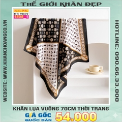 Khăn Phụ Kiện Lụa Vuông 70cm - Thế Giới Khăn Đẹp C1059_1