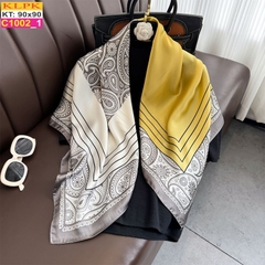 Khăn Phụ Kiện Lụa Vuông 90cm - Thế Giới Khăn Đẹp - C1012_1