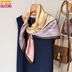 Khăn Phụ Kiện Lụa Vuông 90cm - Thế Giới Khăn Đẹp - C1019_1