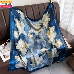 Khăn Phụ Kiện Lụa Vuông 90cm - Thế Giới Khăn Đẹp - C1008_1