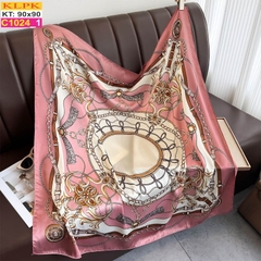 Khăn Phụ Kiện Lụa Vuông 90cm - Thế Giới Khăn Đẹp - C1009_1