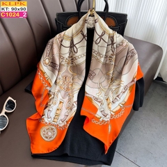 Khăn Phụ Kiện Lụa Vuông 90cm - Thế Giới Khăn Đẹp - C1009_2